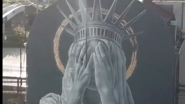 Statue of Liberty mural