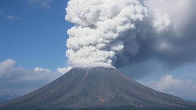 Major Volcano Erupts In Japan Amid Predictions Of 'Mega Disaster' | Image: AI Generated