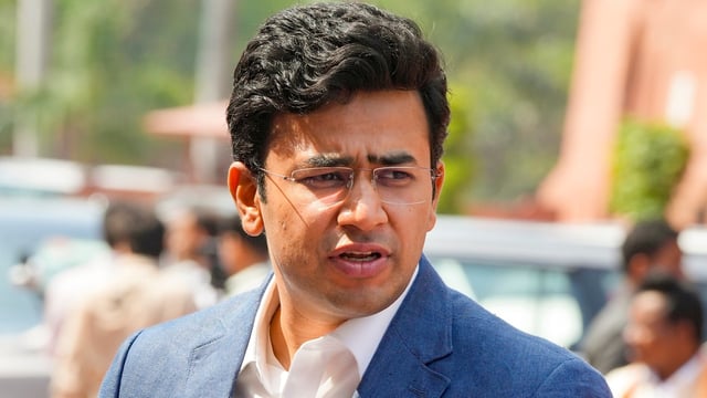 Bengaluru South MP Tejasvi Surya. 