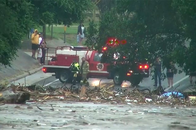 Le président américain Donald Trump s’est dit «sous le choc» de ces «terribles inondations».
