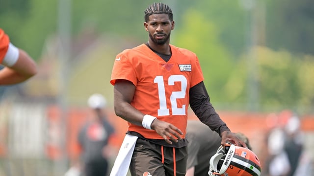 Shedeur Sanders, rookie QB for the Browns, has been added to the Toronto Argonauts' negotiation list. (Photo by Jason Miller / GETTY IMAGES NORTH AMERICA / Getty Images via AFP)