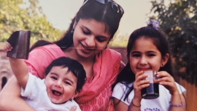 Saba Ali Khan shared photos with Sara Ali Khan and Ibrahim Ali Khan on Instagram. 