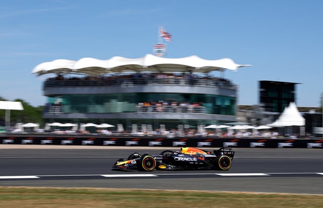 Formula One F1 - British Grand Prix - Silverstone Circuit, Silverstone, Britain - July 4, 2025 Red Bull's Max Verstappen during practice REUTERS/Andrew Boyers