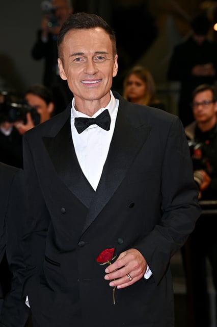 Julian McMahon attends the "The Surfer" Red Carpet at the 77th annual Cannes Film Festival at Palais des Festivals on May 17, 2024 in Cannes, France. 