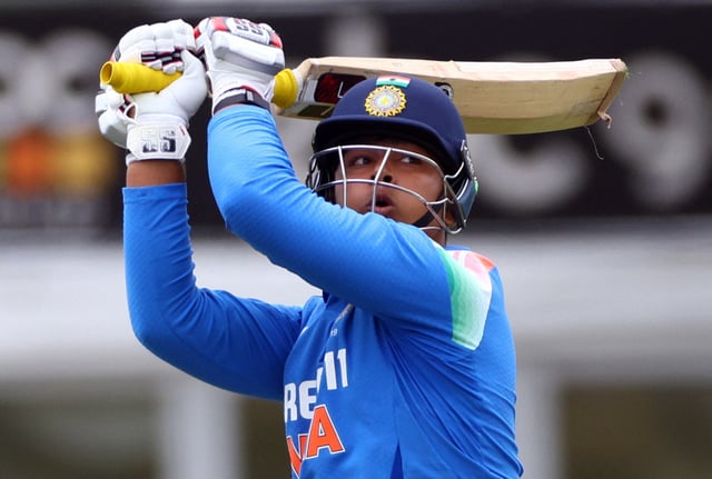 Cricket - Youth One Day Match - England Under-19's v India Under-19's - New Road, Worcester, Britain - July 5, 2025 India's Vaibhav Suryavanshi in action Action Images via Reuters/John Sibley
