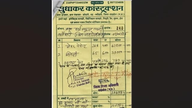 District education officer Phool Singh Marpachi said that action will be taken based on the facts that emerge after probe. 