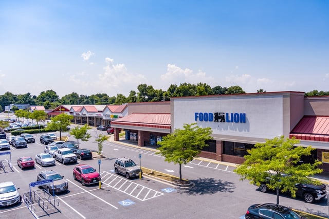 Edgewood Plaza is a 76,000-square-foot shopping center in the 2200 block of Hanson Road with anchor stores Food Lion and Dollar General.