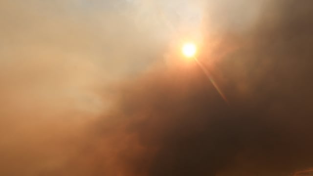 A fire has broken out near Oceanside Airport in California. 