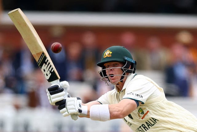 Cricket - 2025 ICC World Test Championship Final - South Africa v Australia - Lord's Cricket Ground, London, Britain - June 11, 2025 Australia's Steve Smith in action Action Images via Reuters/Andrew Boyers     TPX IMAGES OF THE DAY