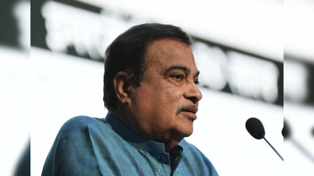 New Delhi: Union Minister of Road Transport and Highways Nitin Gadkari addresses...