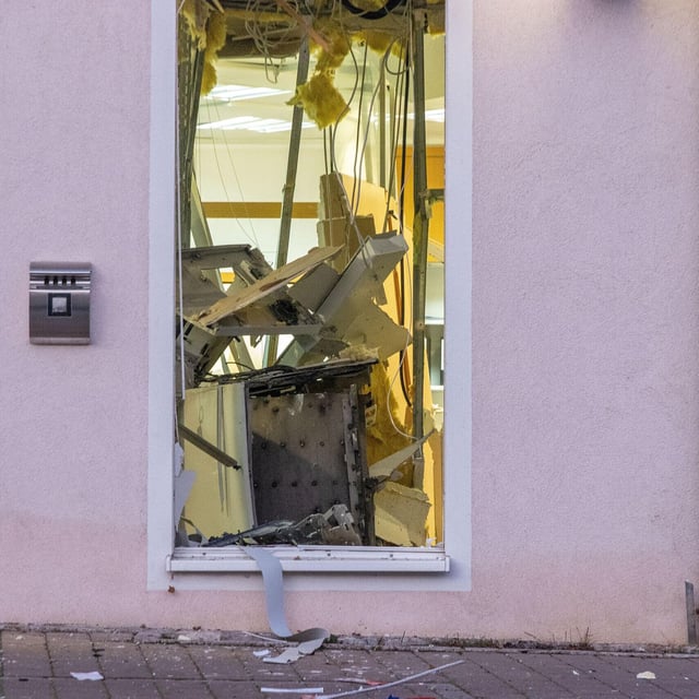 Geldautomat im Kreis Schweinfurt gesprengt