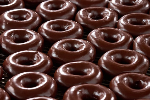 "Krispy Kreme is upping its chocolate game on World Chocolate Day, enriching its fan-favorite but rarely offered Chocolate Glazed doughnuts with delicious Hershey's chocolate glaze," the company said in a news release.