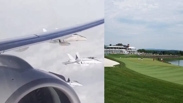 US Fighter Jets Intercept Civil Aircraft Over President Trump's Bedminster Golf Club | Image: X