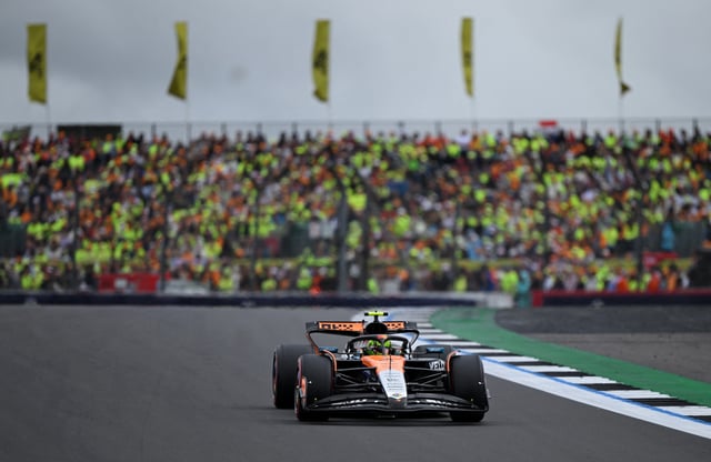 Formula One F1 - British Grand Prix - Silverstone Circuit, Silverstone, Britain - July 5, 2025 McLaren's Lando Norris during qualifying REUTERS/Jaimi Joy/File Photo