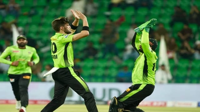 Shaheen Shah Afridi celebrates a wicket | Image: PSL