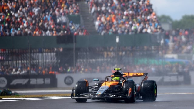 Lando Norris, vainqueur à domicile.