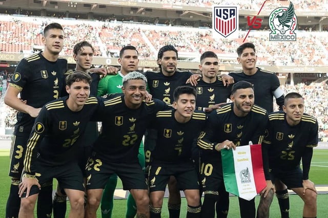 La Selección Mexicana y de Estados Unidos se enfrentarán este domingo en la final de la Copa de Oro. Foto: Selección Mexicana