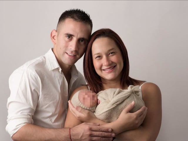 María Alexandra Gomez y Nahuel Gallo, el gendarme detenido en Venezuela