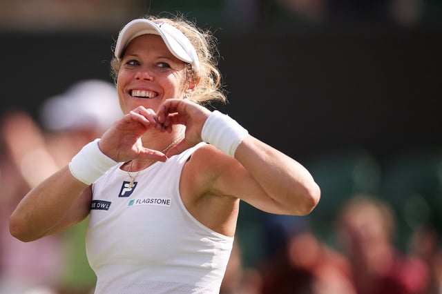 Laura Siegemund hat sich längst auch in die Herzen der englischen Fans gespielt.