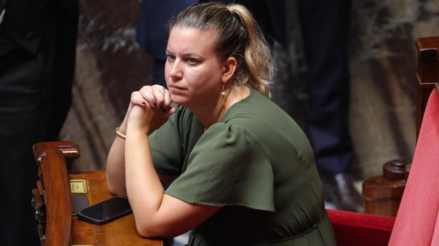 La chef de file des députés LFI Mathilde Panot.