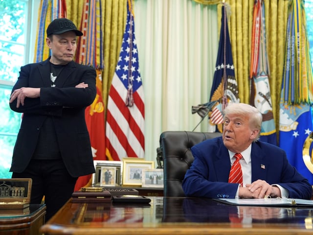 "Es ridículo": la respuesta de Donald Trump a Elon Musk tras el anuncio de formar su propio partido político. Foto AP
