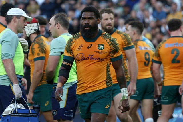 Wallaby Marika Koroibete is among 18 internationals in a combined Australia-New Zealand squad to face the British and Irish Lions