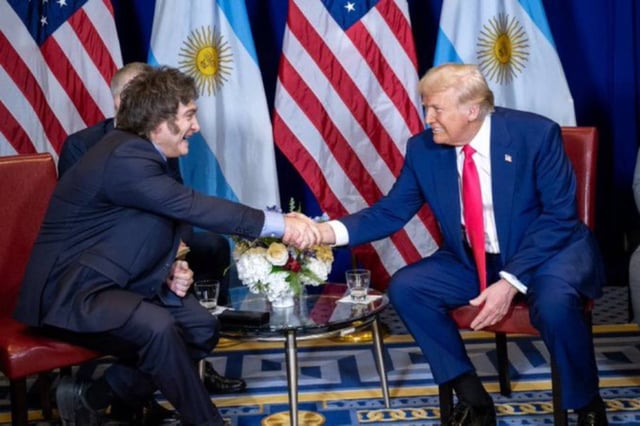 Trump se reunió con Milei en CPAC para profundizar la alianza estratégica entre Argentina y Estados Unidos. (Redes sociales Manuel Adorni / Archivo)