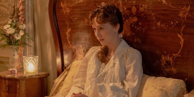 Taissa Farmiga as Gladys in The Gilded Age Season 3 Episode 3