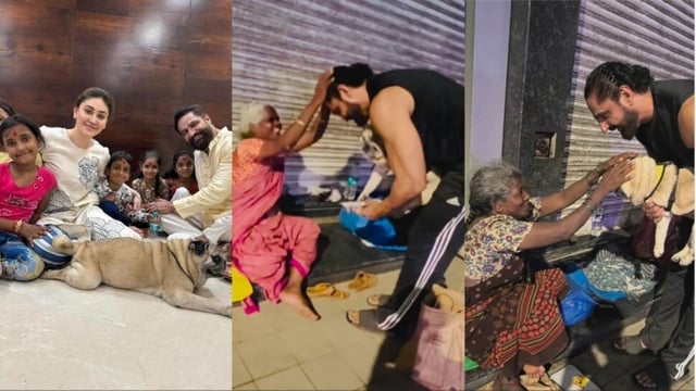 Shefali Jariwala's husband, Parag Tyagi shared a video with their pet dog Simba.