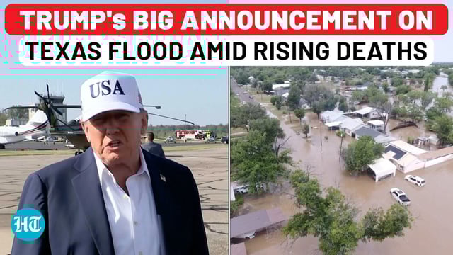 Texas floods: Trump's huge announcement as deaths rise