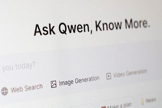 Qwen app is seen in this illustration taken, January 29, 2025. REUTERS/Dado Ruvic/Illustration/ File Photo