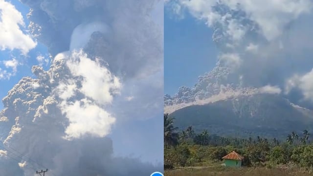 ​Indonesia’s Mount Lewotobi Laki-Laki erupted on Monday, releasing an ash cloud that soared approximately 18km into the sky. ​