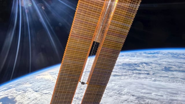 A set of pictures released by the Indian government showed Group Captain Shubhanshu Shukla, who scripted history by becoming the first Indian on the International Space Station, observing the Earth from the space station.