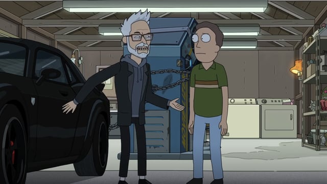 James Gunn and Jerry in Rick and Morty