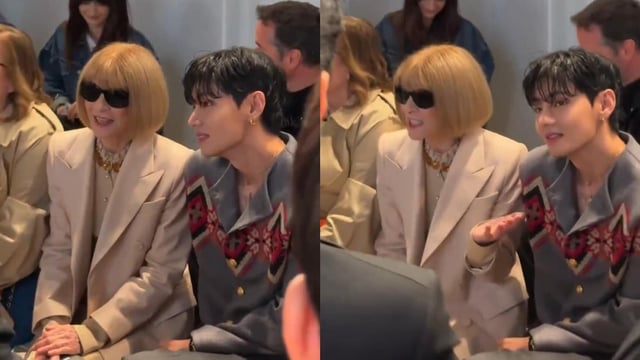 Anna Wintour and Kim Tae-hyung,