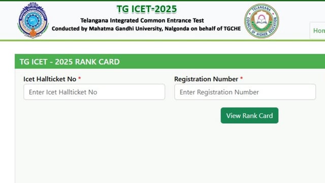 TS ICET Result 2025 has been released at icet.tgche.ac.in. The direct link to download rank cards is give here. 