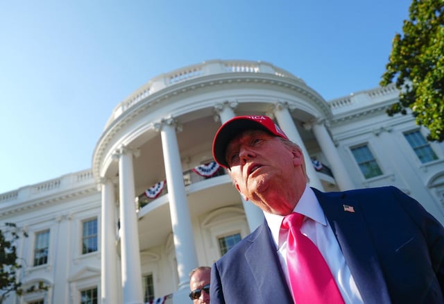 El presidente de Estados Unidos, Donald Trump.