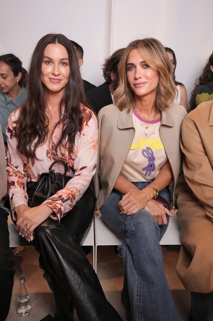 Alanis Morisette (left) told CNN that she had "so much anticipation" to see Celine's new designs.
