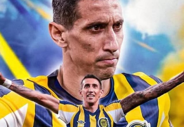 Ángel Di María ya es jugador de Rosario Central.