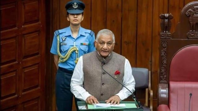 Mizoram Governor General (retired) VK Singh. (File Photo)