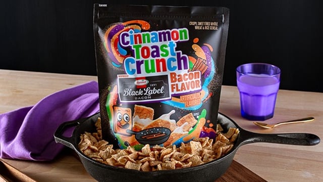 Cinnamon Toast Crunch bacon cereal