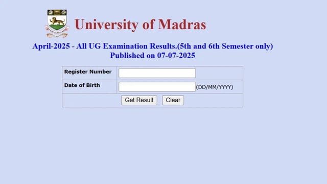 Madras University