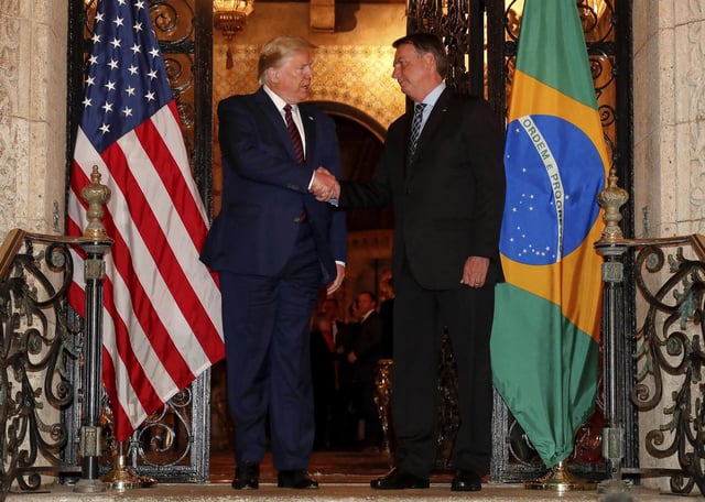 Archivo - Donald Trump y Jair Bolsonaro (archivo)