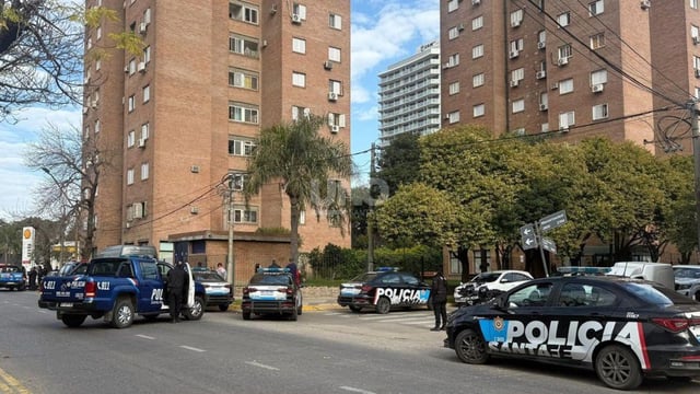 El operativo por la fuga de gas comenzó a la mañana.