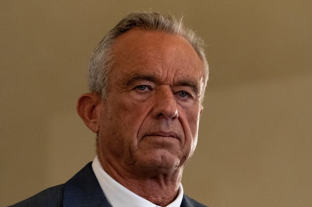 U.S. Health and Human Services (HHS) Secretary Robert F. Kennedy Jr. listens at a Make Oklahoma Healthy Again kickoff event at the Oklahoma State Capitol in Oklahoma City, Oklahoma, U.S. June 26, 2025. REUTERS/Nick Oxford/File Photo