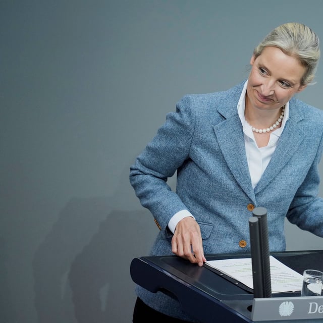AfD-Chefin Alice Weidel im Bundestag