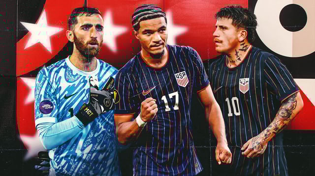 Diego Luna, Malik Tillman, Matt Turner USMNT