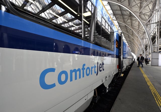 Für die Strecke zwischen Prag und Kopenhagen kommt der ComfortJet der ČD zum Einsatz.