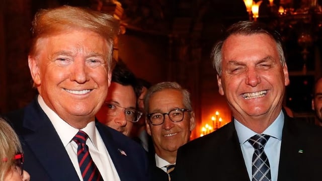 Imagen de archivo de Donald Trump y Jair Bolsonaro