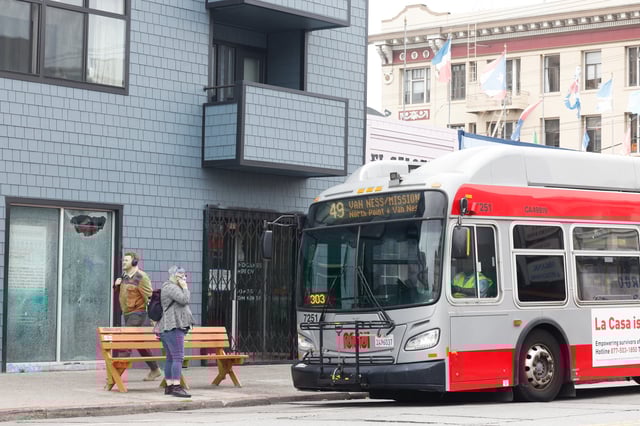 The San Francisco Bay Area Bench Collective has left benches at bus stops, without city approval.